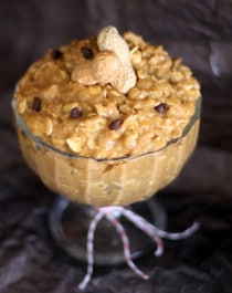 Healthy Peanut Butter Butterscotch Oatmeal Cookie Dough