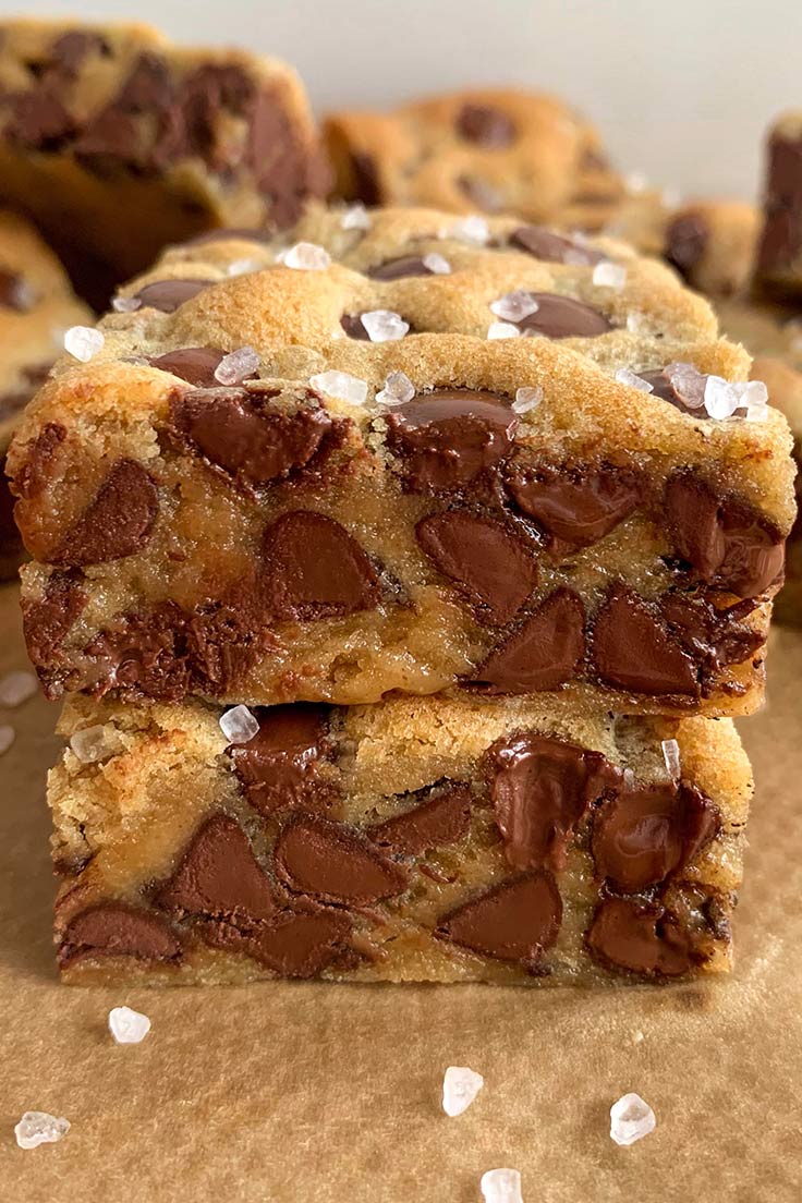 Chocolate Chip Cookie Dough Bars