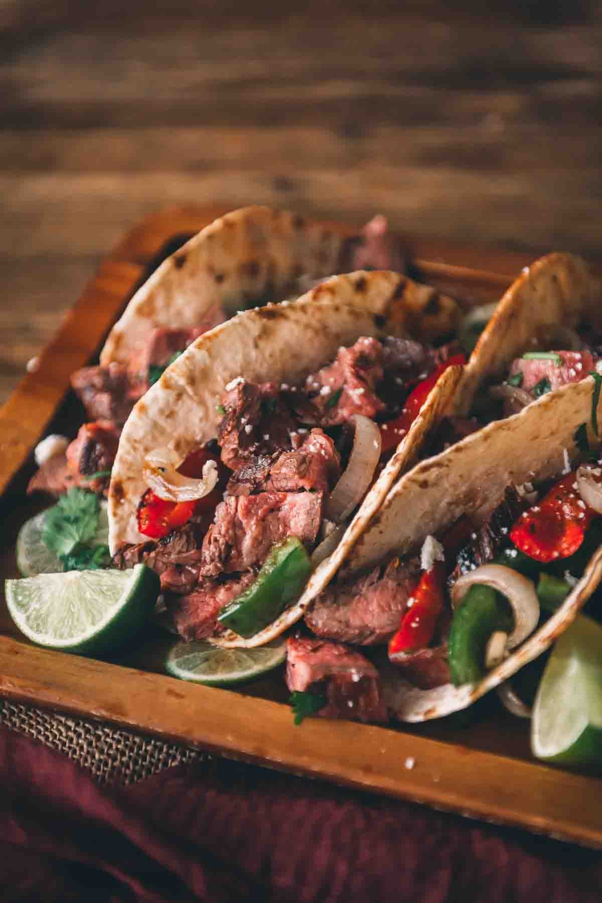 Grilled Flank Steak Tacos