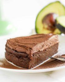 Healthier Chocolate Avocado Cake