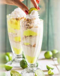 Healthy Key Lime Pie Sundaes