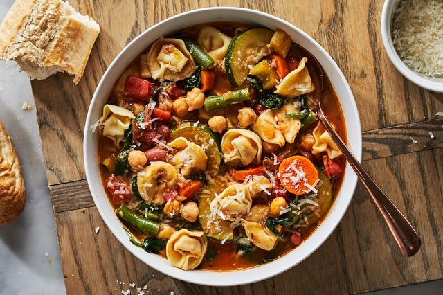 Creamy Tortellini Minestrone